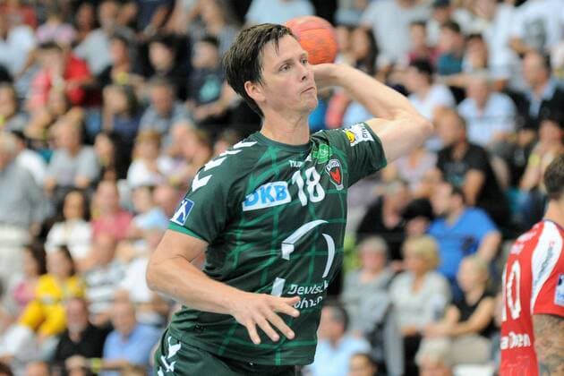 Hans Lindberg (Fuechse Berlin 18) Handball,Maenner,Vorbereitungsturnier,Esslinger Markplatzturniers,Finale,21.07.2018, Foto:TBaur Eibner Fuechse Berlin vs. TBV Lemgo Esslingen Copyright: xEIBNER TobiasxBaurx EP_TBR