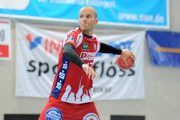 Tim Hornke (TBV Lemgo 17) Handball,Maenner,Vorbereitungsturnier,Esslinger Markplatzturniers,Finale,21.07.2018, Foto:TBaur Eibner Fuechse Berlin vs. TBV Lemgo Esslingen Copyright: xEIBNER TobiasxBaurx EP_TBR