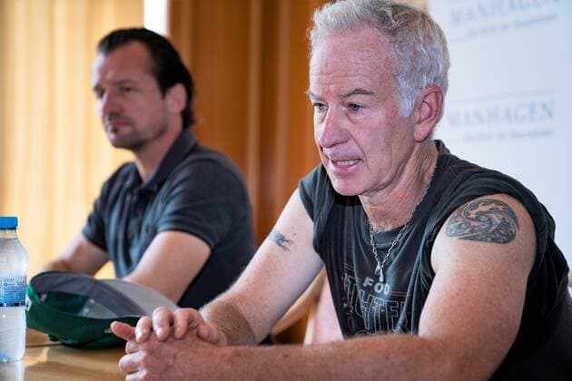 ATP Tennis Herren Turnier German Open Tennis Championships 2018 in Hamburg Pressegespräch mit John McEnroe ATP Turnier German Open Tennis Championships 2018 in Hamburg Pressegespräch mit John McEnroe,