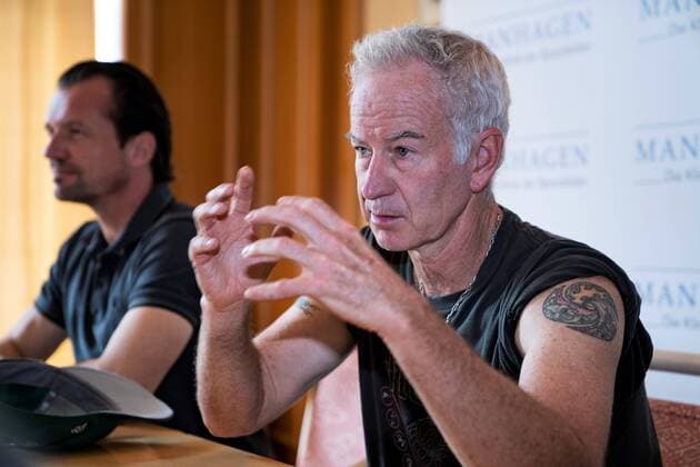 ATP Tennis Herren Turnier German Open Tennis Championships 2018 in Hamburg Pressegespräch mit John McEnroe ATP Turnier German Open Tennis Championships 2018 in Hamburg Pressegespräch mit John McEnroe,