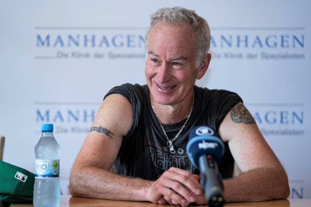 ATP Tennis Herren Turnier German Open Tennis Championships 2018 in Hamburg Pressegespräch mit John McEnroe ATP Turnier German Open Tennis Championships 2018 in Hamburg Pressegespräch mit John McEnroe,