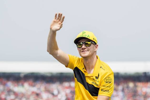 Motorsport: Formel 1, Saison 2018 2019, Rennen am Sonntag, 22.07.2018, am Hockenheimring in Hockenheim (Deutschland). Nico Hülkenberg Huelkenberg (Renault Formula One Team) winkt den Fans zu. Copyright: xInderliedx
