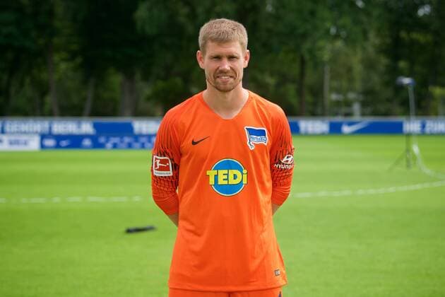 Thomas Kraft; Hertha BSC Berlin; 1.BL DFL, Porträttermin 2018 2019,