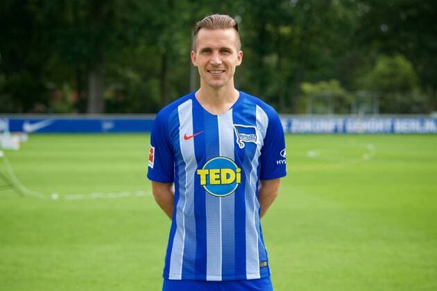 Peter Pekarik; Hertha BSC Berlin; 1.BL DFL, Porträttermin 2018 2019,