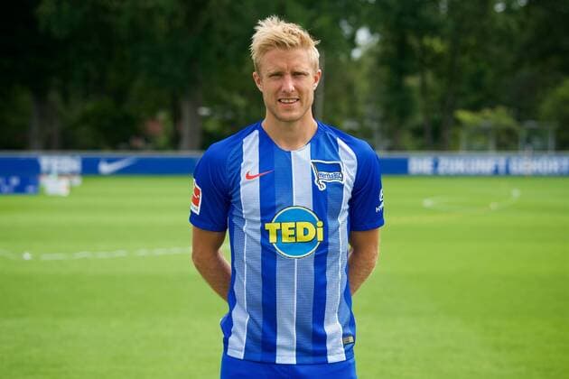Per Skjelbred; Hertha BSC Berlin; 1.BL DFL, Porträttermin 2018 2019,