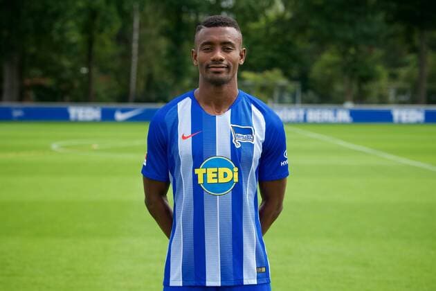 Salomon Kalou; Hertha BSC Berlin; 1.BL DFL, Porträttermin 2018 2019,