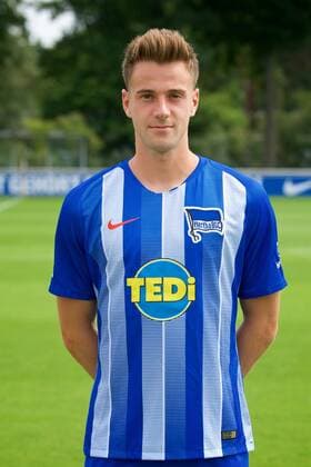Lukas Klünter; Hertha BSC Berlin; 1.BL DFL, Porträttermin 2018 2019,