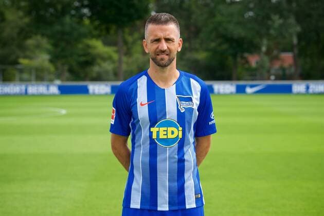 Vedad Ibisevic; Hertha BSC Berlin; 1.BL DFL, Porträttermin 2018 2019,