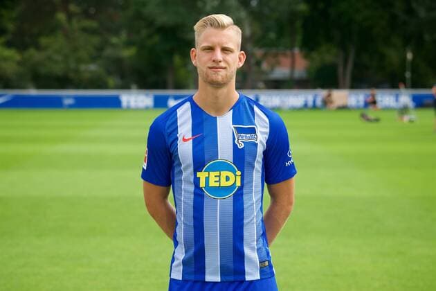Arne Maier; Hertha BSC Berlin; 1.BL DFL, Porträttermin 2018 2019,