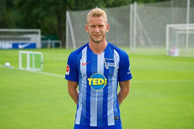 Fabian Lustenberger; Hertha BSC Berlin; 1.BL DFL, Porträttermin 2018 2019,
