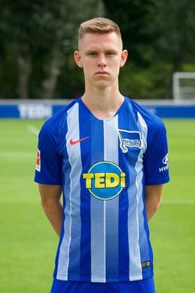 Julius Kade; Hertha BSC Berlin; 1.BL DFL, Porträttermin 2018 2019,