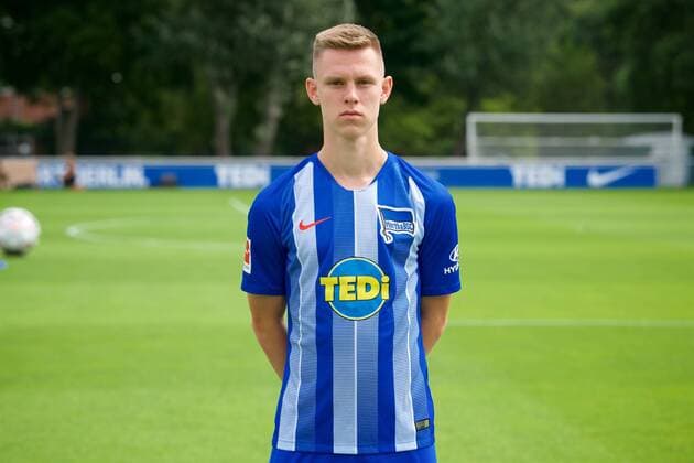 Julius Kade; Hertha BSC Berlin; 1.BL DFL, Porträttermin 2018 2019,