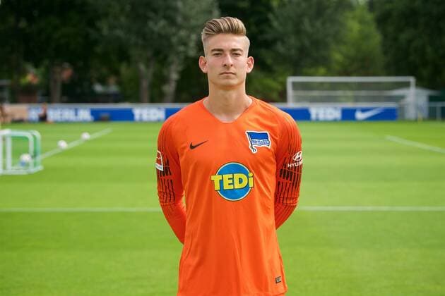 Jonathan Klinsmann; Hertha BSC Berlin; 1.BL DFL, Porträttermin 2018 2019,