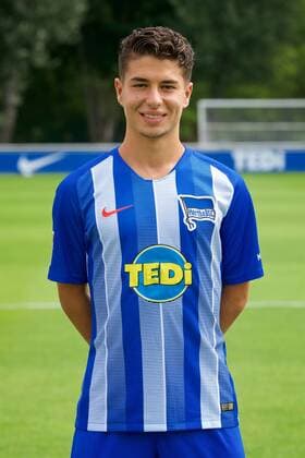 Maurice Covic; Hertha BSC Berlin; 1.BL DFL, Porträttermin 2018 2019,