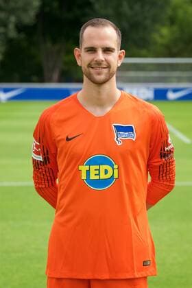 Marius Gersbeck; Hertha BSC Berlin; 1.BL DFL, Porträttermin 2018 2019,