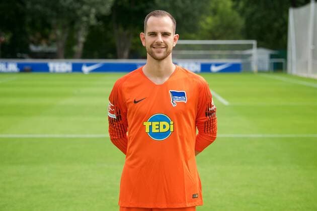 Marius Gersbeck; Hertha BSC Berlin; 1.BL DFL, Porträttermin 2018 2019,