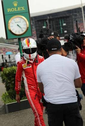 Sebastian Vettel, Scuderia Ferrari, formula 1 GP, Germany in Hockenheim, 22.07.2018 Photo:mspb Thomas Melzer Ausfall, Sebastian Vettel, formula 1 GP, Germany 2018