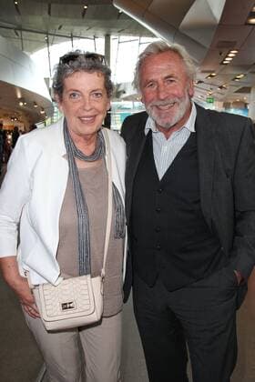 Hermann Giefer mit Ehefrau Sofia, Bayerischer Sportpreis 2018 in der BMW Welt in Muenchen am 21.07.2018