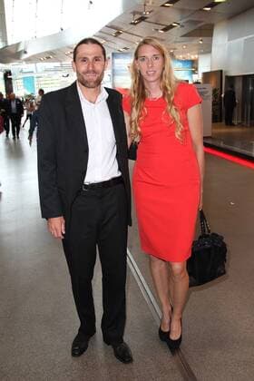 Faris Al Sultan mit Ehefrau Ina Al Sultan, Bayerischer Sportpreis 2018 in der BMW Welt in Muenchen am 21.07.2018