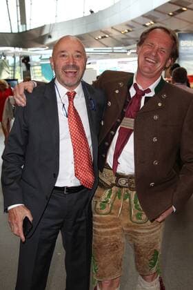Christian Neureuther und Markus Wasmeier, Bayerischer Sportpreis 2018 in der BMW Welt in Muenchen am 21.07.2018