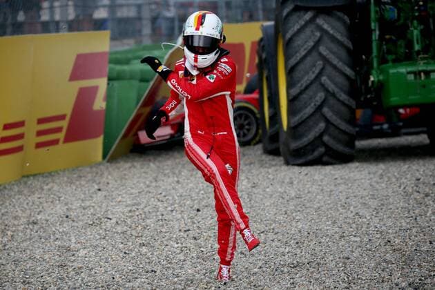 Sport Bilder des Tages Motorsports: FIA Formula One World Championship WM Weltmeisterschaft 2018, Grand Prix of Germany, 5 Sebastian Vettel (GER, Scuderia Ferrari), Hockenheim Germany