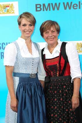 Magdalena Neuner und Rosi Mittermaier, Bayerischer Sportpreis 2018 in der BMW Welt in Muenchen am 21.07.2018