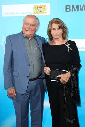 Senta Berger mit Ehemann Michael Verhoeven, Bayerischer Sportpreis 2018 in der BMW Welt in Muenchen am 21.07.2018