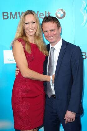 Dr.Christine Theiss mit Ehemann Hans, Bayerischer Sportpreis 2018 in der BMW Welt in Muenchen am 21.07.2018