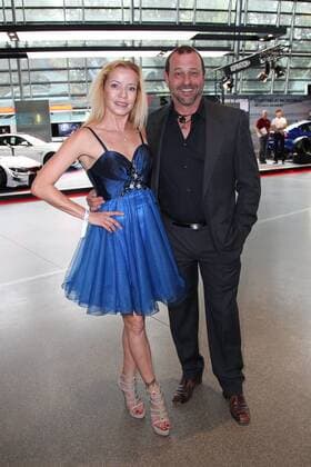 Michel Guillaume mit Ehefrau Georgia, Bayerischer Sportpreis 2018 in der BMW Welt in Muenchen am 21.07.2018
