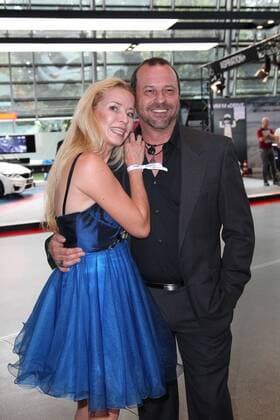 Michel Guillaume mit Ehefrau Georgia, Bayerischer Sportpreis 2018 in der BMW Welt in Muenchen am 21.07.2018