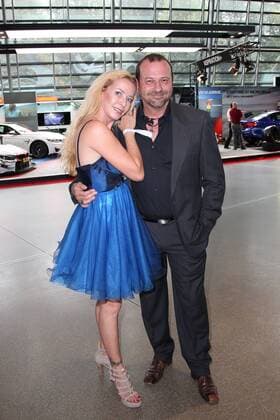 Michel Guillaume mit Ehefrau Georgia, Bayerischer Sportpreis 2018 in der BMW Welt in Muenchen am 21.07.2018