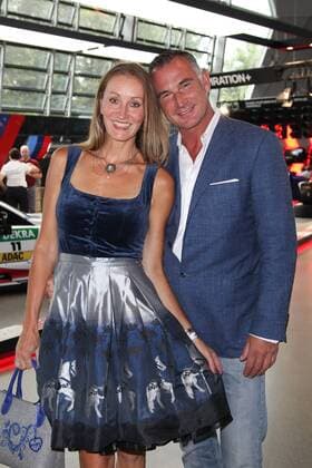 Renata Kochta mit Ehemann, Bayerischer Sportpreis 2018 in der BMW Welt in Muenchen am 21.07.2018