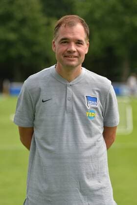 Fussball, Herren, Regionalliga Nord-Ost, Saison 2018 19, Hertha BSC II, Mannschafts- und Porträtfotos, Co-Trainer Karsten Leyke (Hertha BSC II), 22.07.18, Copyright: xMichaelxHundtx xMatthiasxKochx