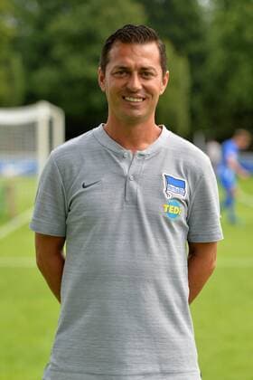 Fussball, Herren, Regionalliga Nord-Ost, Saison 2018 19, Hertha BSC II, Mannschafts- und Porträtfotos, Cheftrainer Ante Covic (Hertha BSC II), 22.07.18, Copyright: xMichaelxHundtx xMatthiasxKochx