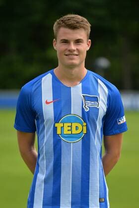 Fussball, Herren, Regionalliga Nord-Ost, Saison 2018 19, Hertha BSC II, Mannschafts- und Porträtfotos, Niko Koulis (Nr. 4, Hertha BSC II), 22.07.18, Copyright: xMichaelxHundtx xMatthiasxKochx