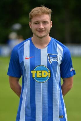 Fussball, Herren, Regionalliga Nord-Ost, Saison 2018 19, Hertha BSC II, Mannschafts- und Porträtfotos, Florian Egerer (Nr. 5, Hertha BSC II), 22.07.18, Copyright: xMichaelxHundtx xMatthiasxKochx