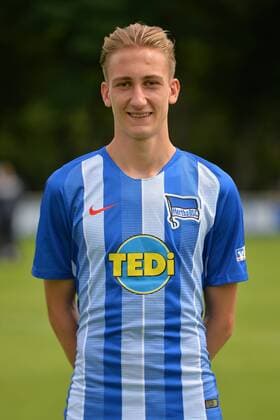 Fussball, Herren, Regionalliga Nord-Ost, Saison 2018 19, Hertha BSC II, Mannschafts- und Porträtfotos, Florian Krebs (Nr. 6, Hertha BSC II), 22.07.18, Copyright: xMichaelxHundtx xMatthiasxKochx