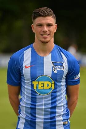 Fussball, Herren, Regionalliga Nord-Ost, Saison 2018 19, Hertha BSC II, Mannschafts- und Porträtfotos, Nikos Zografakis (Nr. 7, Hertha BSC II), 22.07.18, Copyright: xMichaelxHundtx xMatthiasxKochx