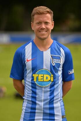 Fussball, Herren, Regionalliga Nord-Ost, Saison 2018 19, Hertha BSC II, Mannschafts- und Porträtfotos, Tony Fuchs (Nr. 9, Hertha BSC II), 22.07.18, Copyright: xMichaelxHundtx xMatthiasxKochx