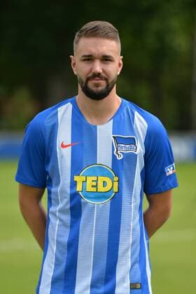 Fussball, Herren, Regionalliga Nord-Ost, Saison 2018 19, Hertha BSC II, Mannschafts- und Porträtfotos, Lukas Kraeft (Nr. 15, Hertha BSC II), 22.07.18, Copyright: xMichaelxHundtx xMatthiasxKochx