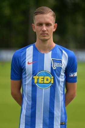Fussball, Herren, Regionalliga Nord-Ost, Saison 2018 19, Hertha BSC II, Mannschafts- und Porträtfotos, Maximilian Storm (Nr. 21, Hertha BSC II), 22.07.18, Copyright: xMichaelxHundtx xMatthiasxKochx
