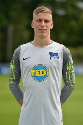 Fussball, Herren, Regionalliga Nord-Ost, Saison 2018 19, Hertha BSC II, Mannschafts- und Porträtfotos, TW Maxim Hertel (Nr. 22, Hertha BSC II), 22.07.18, Copyright: xMichaelxHundtx xMatthiasxKochx