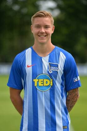 Fussball, Herren, Regionalliga Nord-Ost, Saison 2018 19, Hertha BSC II, Mannschafts- und Porträtfotos, Anthony Roczen (Nr. 41, Hertha BSC II), 22.07.18, Copyright: xMichaelxHundtx xMatthiasxKochx