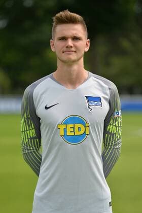 Fussball, Herren, Regionalliga Nord-Ost, Saison 2018 19, Hertha BSC II, Mannschafts- und Porträtfotos, TW Niklas Wild (Nr. 45, Hertha BSC II), 22.07.18, Copyright: xMichaelxHundtx xMatthiasxKochx