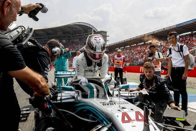 Motorsports: FIA Formula One World Championship WM Weltmeisterschaft 2018, Grand Prix of Germany, 44 Lewis Hamilton (GBR, Mercedes AMG Petronas Motorsport), Hockenheim Germany