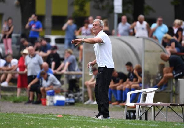 Fussball, Herren, Saison 2018 2019, Testspiel VSG Altglienicke - Chemie Leipzig, Trainer Dietmar Demuth (BSG Chemie Leipzig), 22.07. 2018, Copyright: xMatthiasxKochx