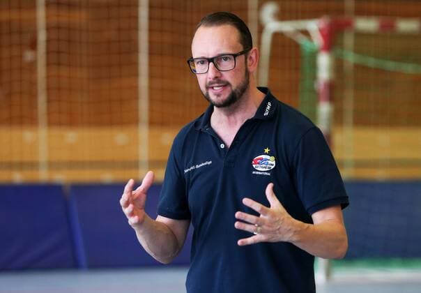 BAU 23.07.2018 Bietigheim Handball Frauen SG BBM Bietigheim vs. Nationalmannschaft China, Trainer Martin Albertsen (BBM)