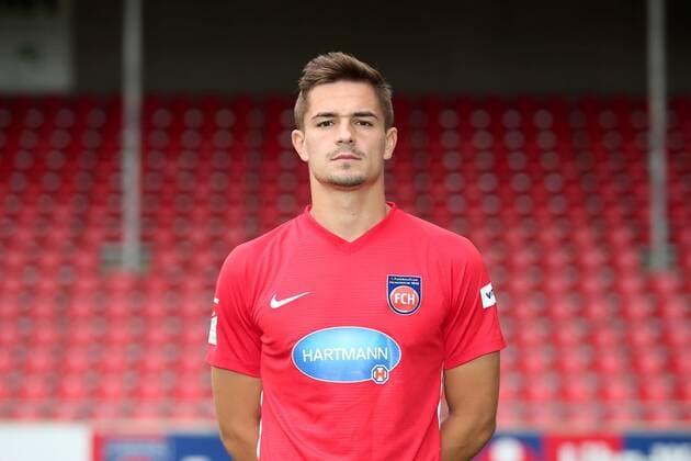 Nikola Dovedan; 1.FC Heidenheim; 2. Bundesliga, Portraettermin 2018 2019, 1.FC Heidenheim; 2. Bundesliga, Portraettermin 2018 2019 Heidenheim Copyright: xEIBNER HarryxLangerx EP_HLR
