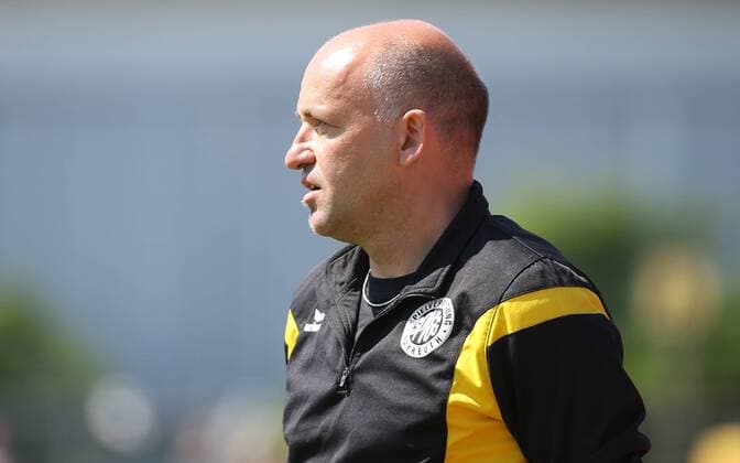 v.li.: Trainer Josef Albersinger (SpVgg Bayreuth), Portrait, Fussball, BFV Verbandspokal, Finale, SpVgg Bayreuth - 1. FC Schweinfurt 05,