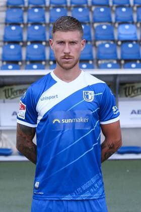 Philip Türpitz (1. FC Magdeburg) - 2. BL PortraÌˆttermin 2018 2019 offizieller Fototermin 1. FC Magdeburg in der MDCC Arena in Magdeburg - Porträt, Portrait,Deutschland, Fussball, Mann, Maenner,GER,23.07.2018
